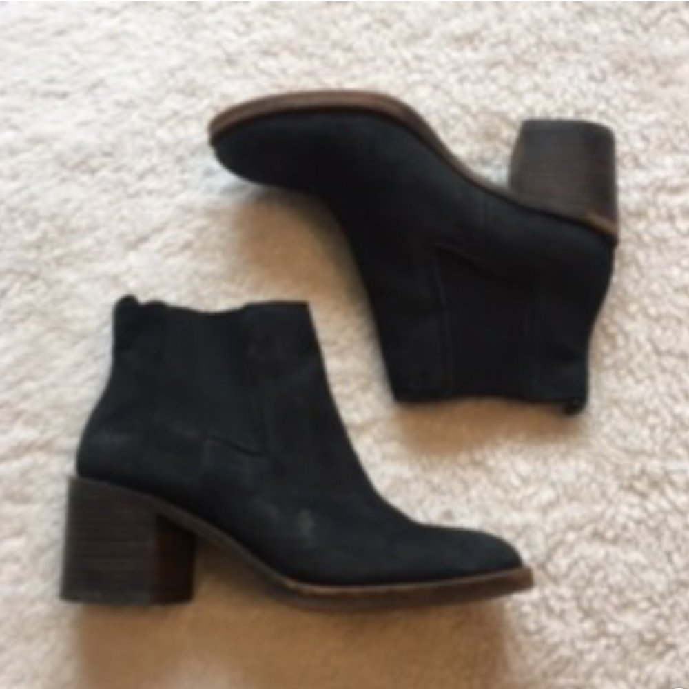 Lucky Brand Black Ankle Boots